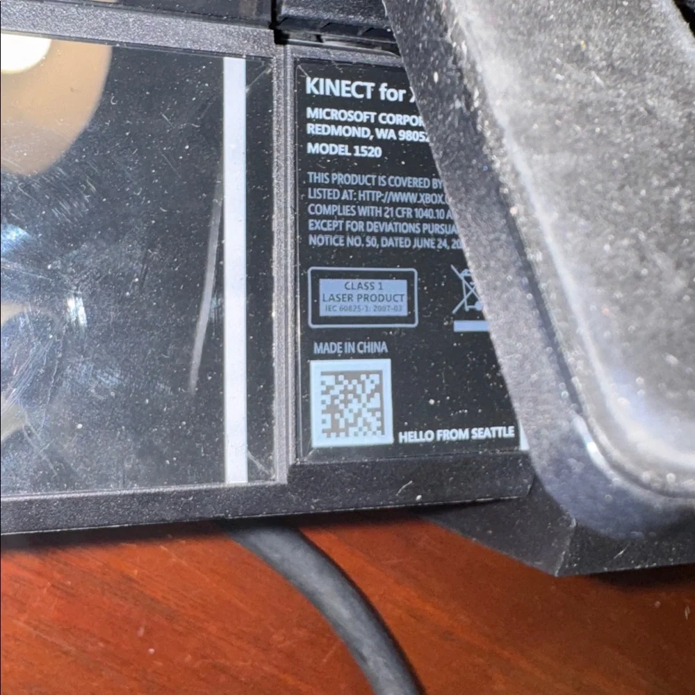 Microsoft Xbox One Black Kinect Sensor Model 1520